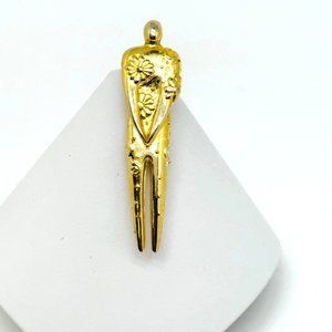 Rare Laurel Burch Flowering Woman Brooch (1993)